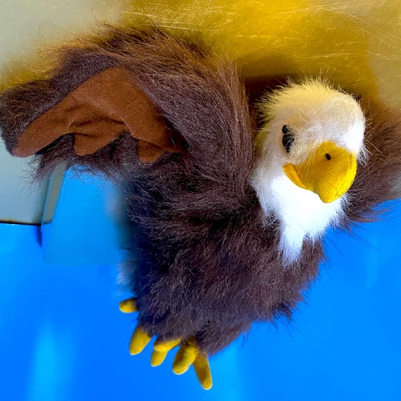 AMERICAN BALD EAGLE HARLEY FLUFFY WILDLIFE SERIES PLUSH VTG 90’s NANCO - Picture 2 of 13